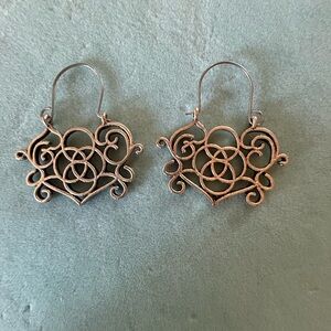 Elegant Silver Filigree Earrings